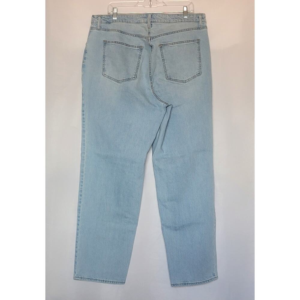 Womens Universal Thread High Rise 90s Straight Light Wash Denim Jeans Sz: 17R - Picture 2 of 16
